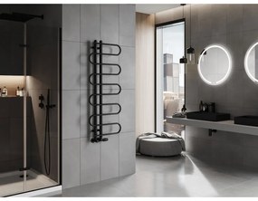 Mexen Kiso vykurovacie teleso 1250 x 500 mm, 256 W, čierna, W114-1250-500-00-70