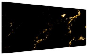 Obraz - Zlaý dekor (120x50 cm)
