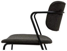 Čierna jedálenská stolička Zed – DAN-FORM Denmark