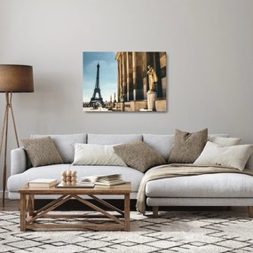 Sklenený obraz z Trocaderského námestia, Paríž (70x50 cm)