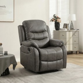 Polohovateľné kreslo COZY 4086 GREY