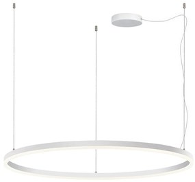 LED2 - LED Stmievateľný luster na lanku CIRCLE 80W/230V 3000K/4000K pr. 100cm biela