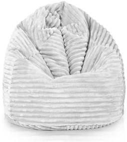 Sedací vak SAKO biely stripe