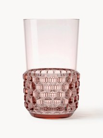 Poháre na vodu so štruktúrovaným vzorom Jellies, 4 ks