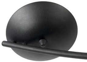 Moderné bodové svetlo zakrivené čierne 4-svetlo - Jeany