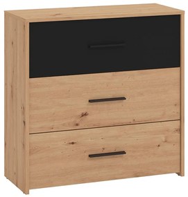 Komoda Varadero artisan/čierny 3F 11011629