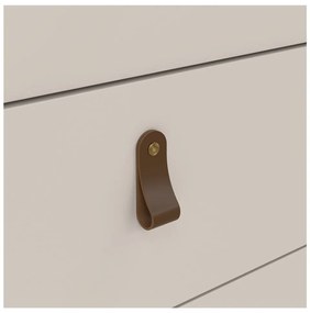 Sivobéžová komoda 82x99x38 cm Madrid – Tvilum