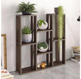 Regál na kvety NEVADA 93x90 cm hnedá