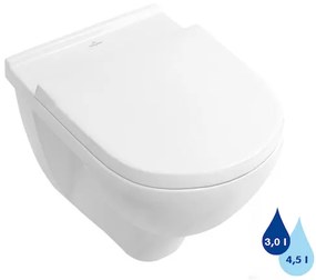 Wc závesné Villeroy & Boch O.Novo zadný odpad 56601001