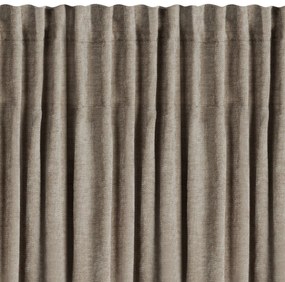 EUROFIRANY ZÁVES NA PÁSKE VANI 140X270 CM BÉŽOVÁ