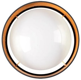 LED Stropné svietidlo TULUZA LED/24W/230V pr. 40 cm čierna