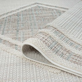 Dekorstudio Moderný okrúhly koberec LINDO 8853 - zelený Priemer koberca: 120cm