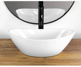 REA-U6802 - Umývadlo na dosku KATE 27x45 cm keramika/lesklá biela