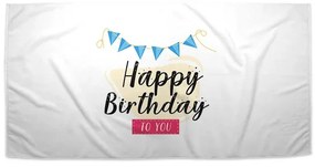 Sablio Uterák Happy Birthday to you - 50x100 cm