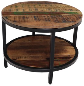 furniture-nabytek.cz - Okrúhly konferenčný stolík masív mango 60x45x60