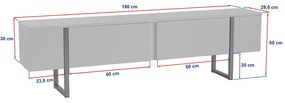 TV stolík Serenity Wood Black