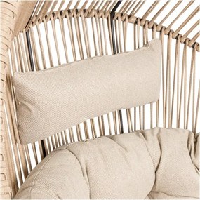 MI Ratanové kreslo HOLAND béž (LM)