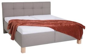 Čalúnená posteľ s úložným priestorom bez matraca MARIA 180x200 cm taupe