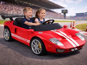 JOKOMISIADA Detské auto na batériu Ford GT so 4 motormi dvojmiestne s diaľkovým ovládaním červené PA0337
