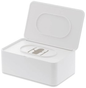 Biela škatuľka na vlhčené obrúsky YAMAZAKI Smart