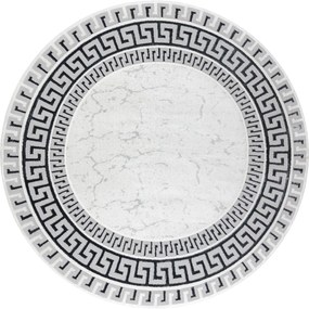 Kusový koberec Allure 1960 white/grey kruh, 150x150 (priemer) kruh, šedá, kancelária, Dywany Łuszczów