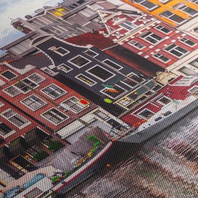 Obraz - Amsterdam, tanečné domy (90x60 cm)