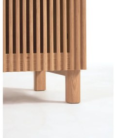 Nízka komoda v dekore duba v prírodnej farbe 180x72 cm Beyla – Kave Home