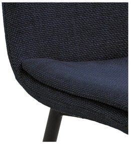 Tmavomodrá jedálenská stolička Becca – Actona