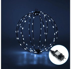 Aigostar - LED vonkajšia vianočná dekorácia 3,6W/230V guľa 30cm IP44 studená biela
