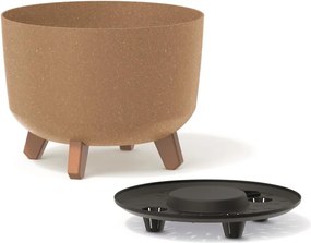 Kvetináč GLOWE STANDARD ECO na nožičkách biely