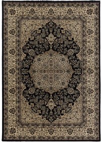 Koberce Breno Kusový koberec KASHMIR 2608 Black, čierna, viacfarebná,120 x 170 cm