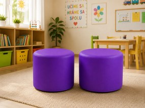 INTERMEDIC SK  Set 2 taburetiek do interiéru ROLLER – Fialová