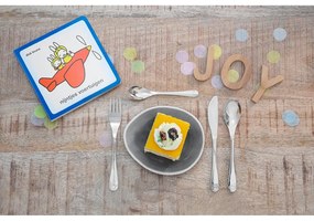 Antikoro detský príbor v striebornej farbe 4 ks Miffy – Zilverstad