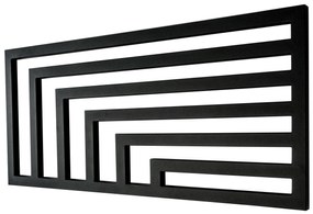 Regnis Kreon, vykurovacie teleso 550x1000 mm, 548W, čierna matná, KR100/55/BLACK