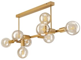 Luster na tyči ASTRID 8xE27/60W/230V zlatá