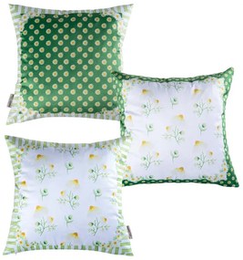 Súprava 3 ks obliečok na vankúšiky DAISY 45 x 45 cm