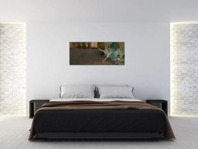 Obraz - Edgar Degas, Before the Ballet, reprodukcia (120x50 cm)