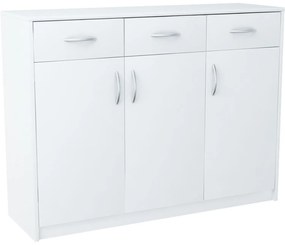 Komoda JULIA K13D3 Biela