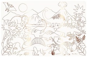 Papierové prestieranie v súprave 8 ks 28x42.5 cm Dinosaurs – Meri Meri