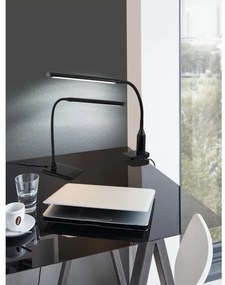 Eglo 96437 - LED Lampa s klipom LAROA LED/4,5W/230V čierna