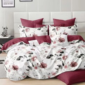 Mikroplyš obliečky Homa MALENA BURGE 7-dielna sada 140x200 cm