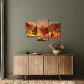 Obraz - Farebné stromy (90x60 cm)