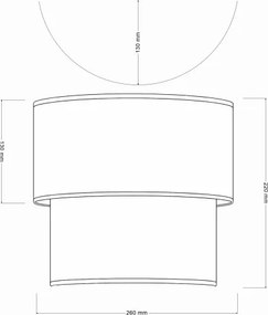Brilagi - LED nástenné svietidlo BOHO ECO 1xE27/10W/230V béžové