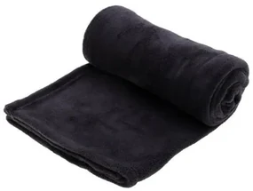 Deka fleece tm. sivá, 125 x 150 cm