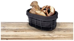 Čierna ošatka na pečivo so stojanom Wenko Black Outdoor Kitchen Bela