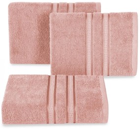 BAMBUSOVÝ UTERÁK MILA7 SADA 3KS 70X140 CM SVETLORUŽOVÁ