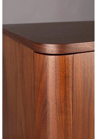 Hnedá skrinka v dekore orecha s posuvnými dverami 62x125x45 cm Morrison – Dutchbone