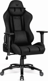 Herná ergonomická stolička HC-1013 – čierny poťah z kvalitnej textílie