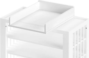 Biely prebaľovací pult z bukového dreva Forrest – Vipack