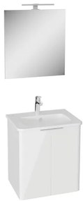 Kúpeľňová zostava s umývadlom VitrA Mia 56,5x62,5x44,5 cm biela lesk MIASETPR60B